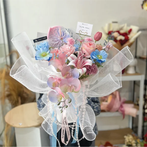 Buket Blooming Orchid - Gambar 4