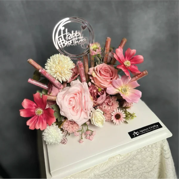 Flower Cake With Money - Gambar 2