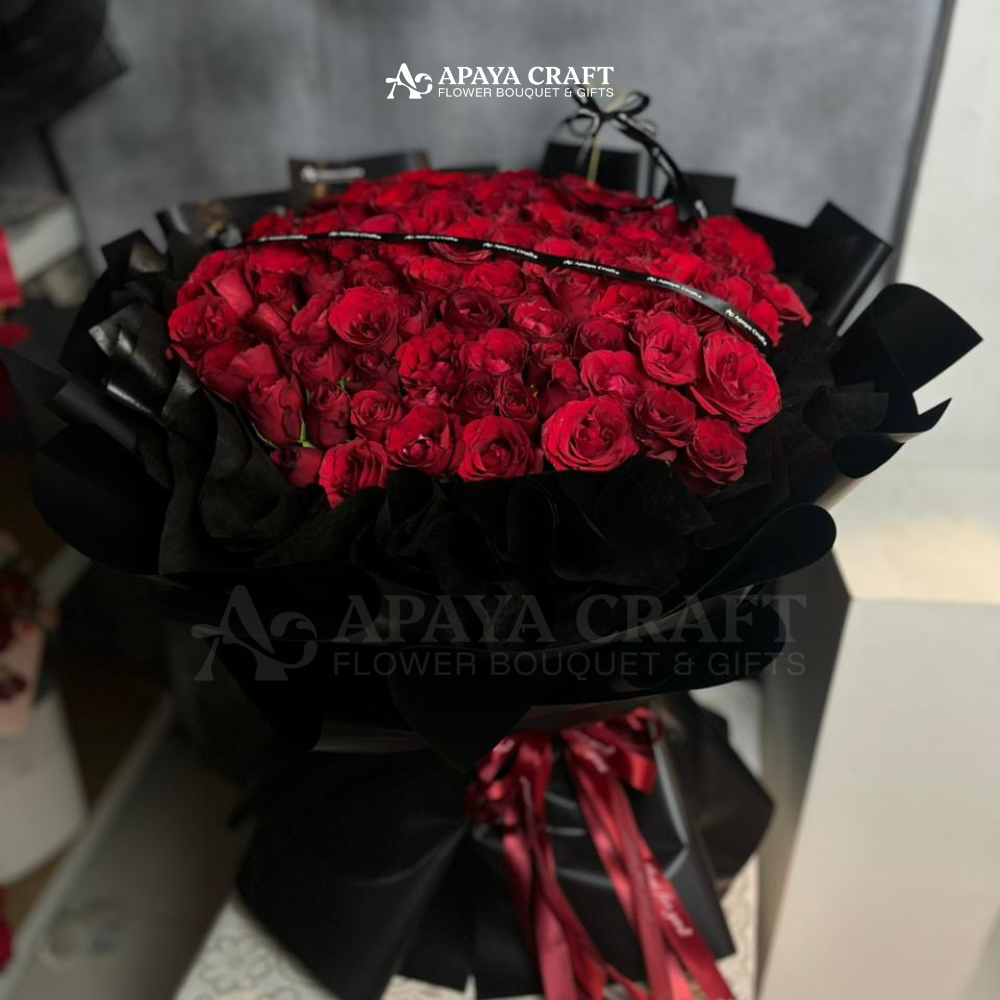 Buket 100 Roses - Gambar 2