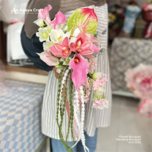 Cala Cymbidium Wedding Bouquet