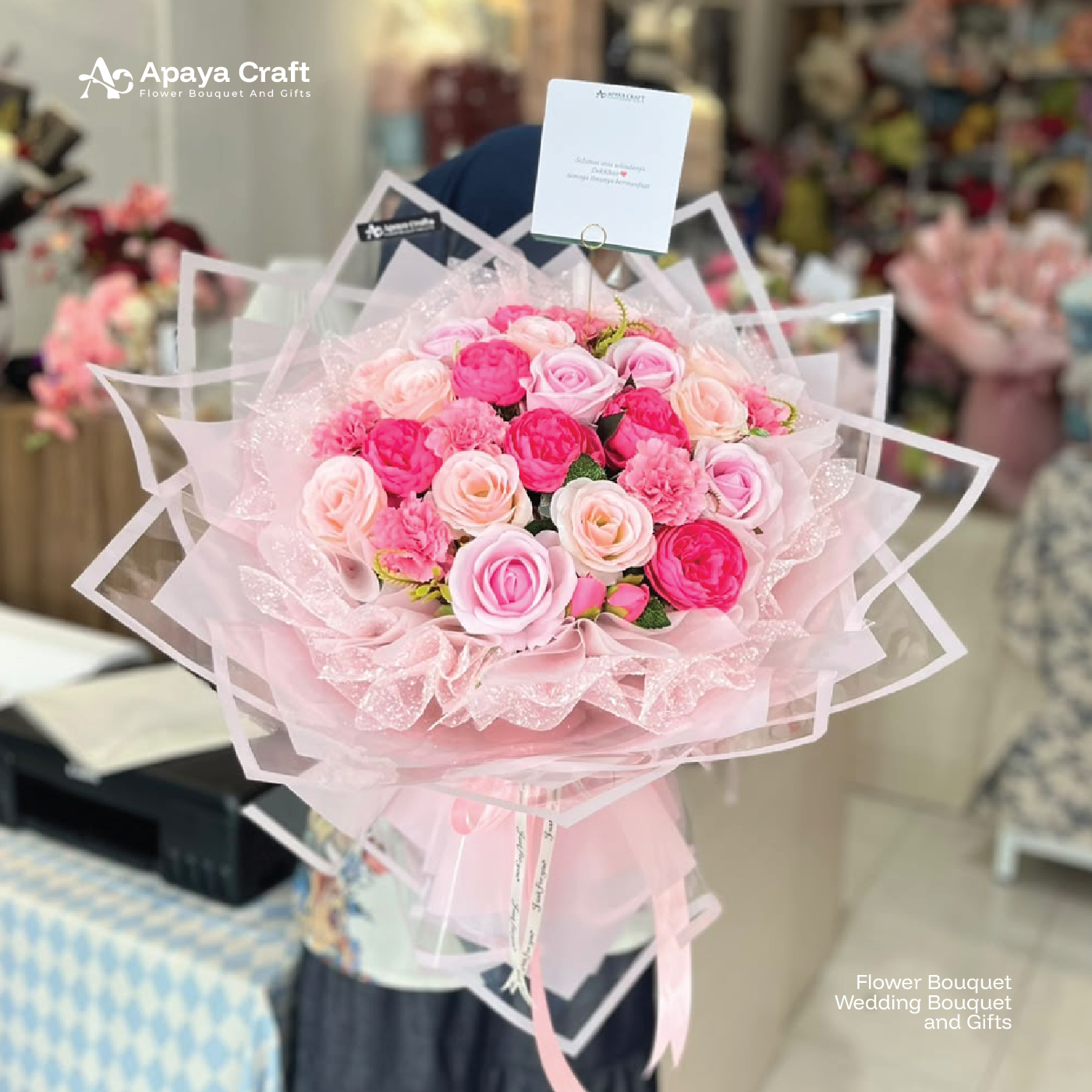 Mix Rose Peony Premium Bouquet