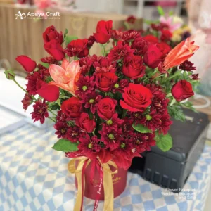 Fresh Flower Blooming Red Premium