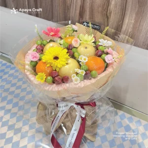 Mix Fruit Bouquet Size M Buket Buah Campur Segar Banda Aceh